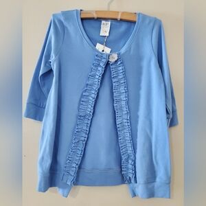Periwinkle 3/4 Sleeve Cardigan